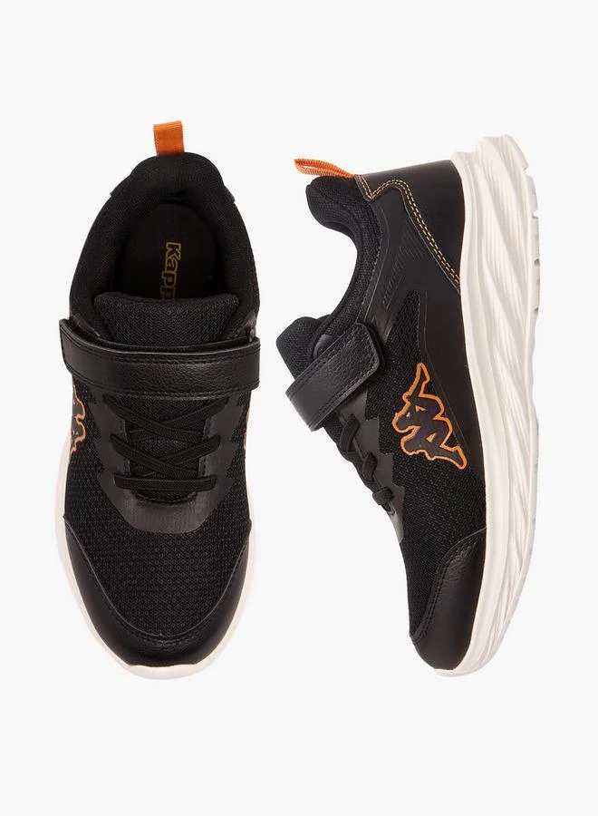Kappa Boys Logo Design Hook & Loop Sports Shoes