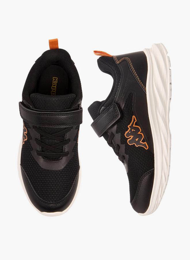 Kappa Boys Logo Design Hook & Loop Sports Shoes - Image 1