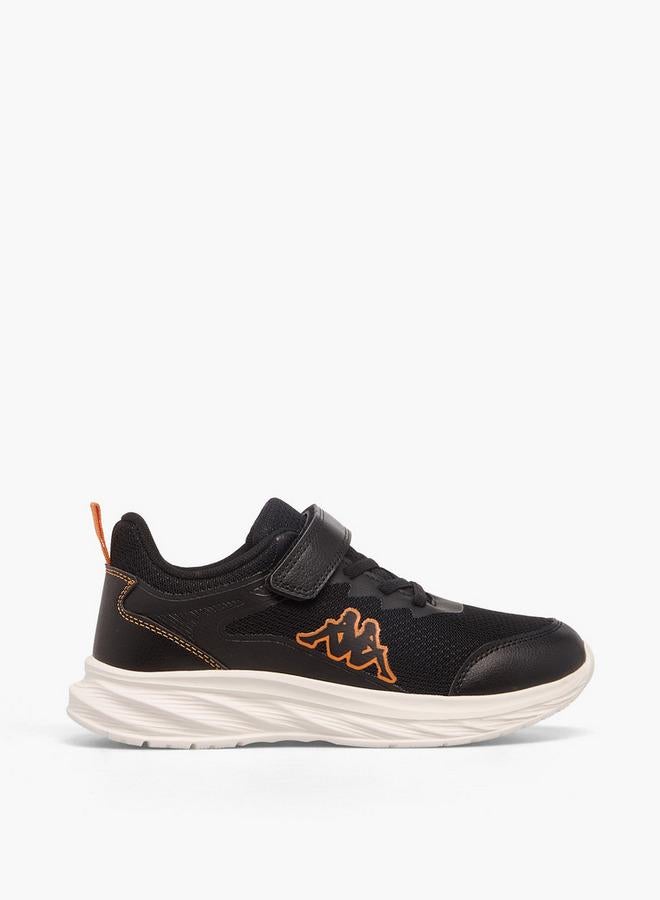 Kappa Boys Logo Design Hook & Loop Sports Shoes - Image 3