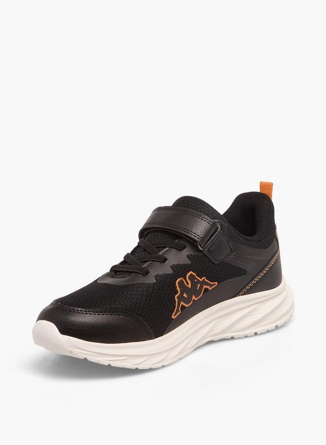 Kappa Boys Logo Design Hook & Loop Sports Shoes - Image 4