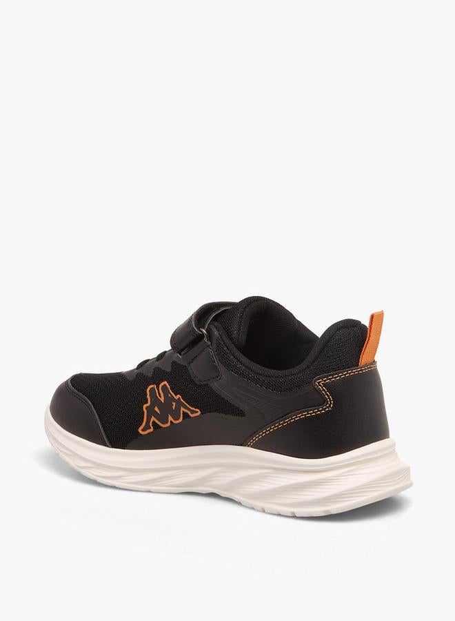 Kappa Boys Logo Design Hook & Loop Sports Shoes - Image 5