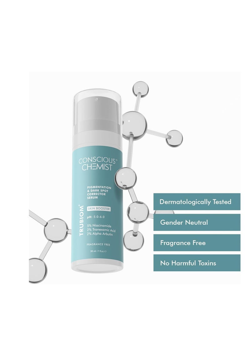 CONSCIOUS CHEMIST - Conscious Chemist 5% Niacinamide 2% Alpha Arbutin Pigmentation and Dark Spot Corrector Serum 30ml - Image 1