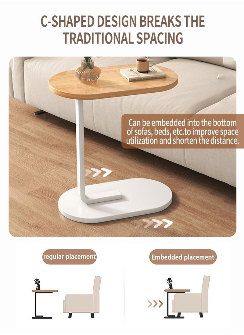 Fashion home , living room coffee table, tea table, sofa side table, bedside table, small desk, suitable for bathroom living room office balcony, metal frame