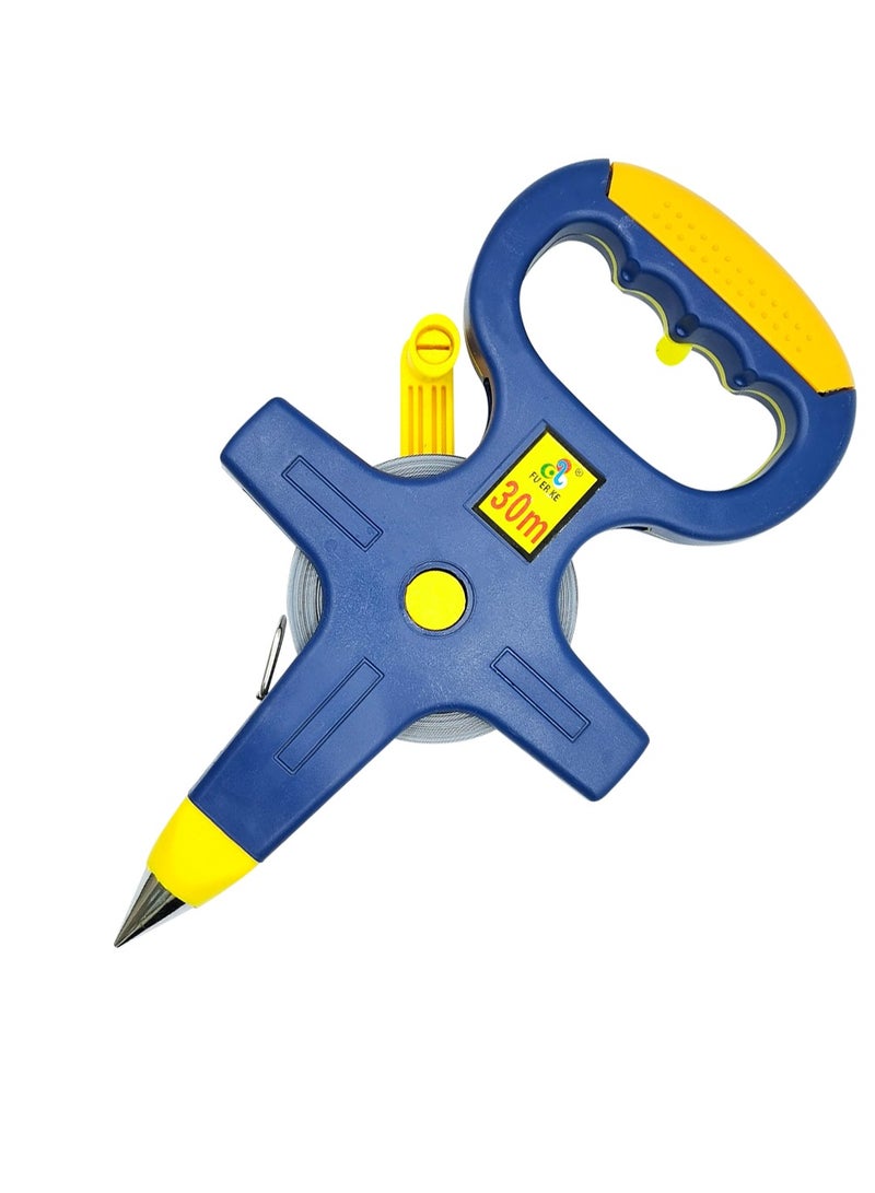 Pro Grade 30 Meter Open Reel Tape Measure For Construction And Landscaping  - Image 1