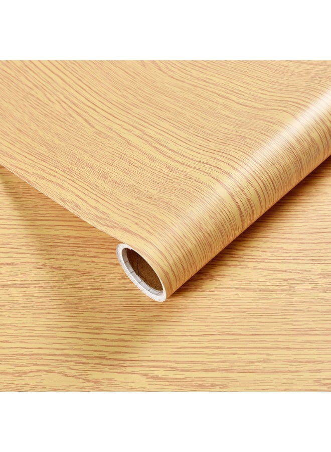 Anna 40cm x 10m Waterproof, Moisture-Proof, Oil-Proof Self-Adhesive Wood Grain Wallpaper for Home Renovation - Image 1