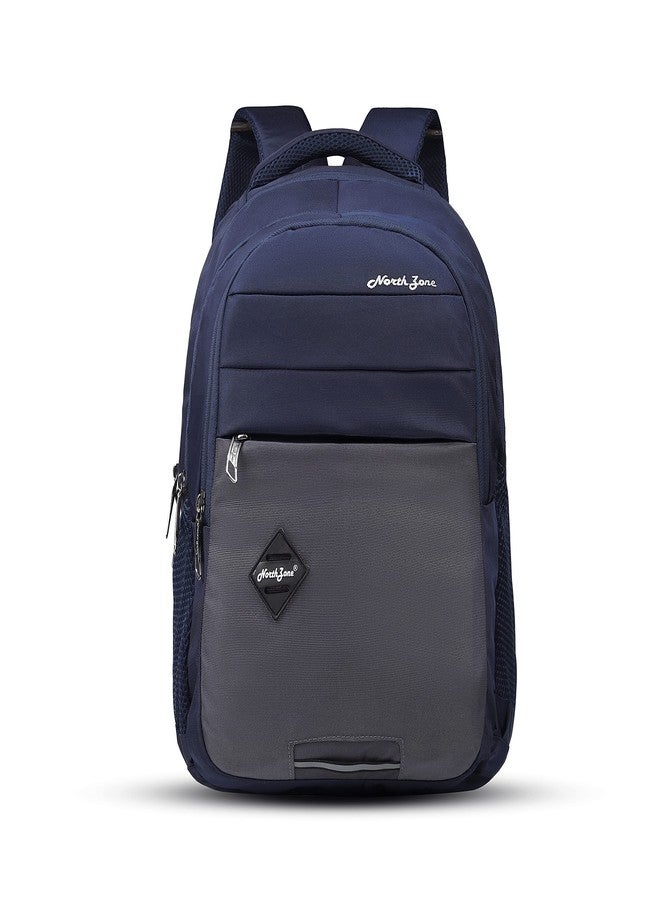 NORTH ZONE 30L Water Resistant Travel Bagpack/College Backpack/School Bag/Office Bag/Business Backpack/Daypack for Men and Women with Rain Cover - Image 1
