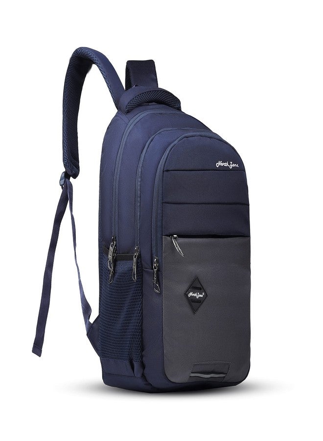NORTH ZONE 30L Water Resistant Travel Bagpack/College Backpack/School Bag/Office Bag/Business Backpack/Daypack for Men and Women with Rain Cover - Image 3
