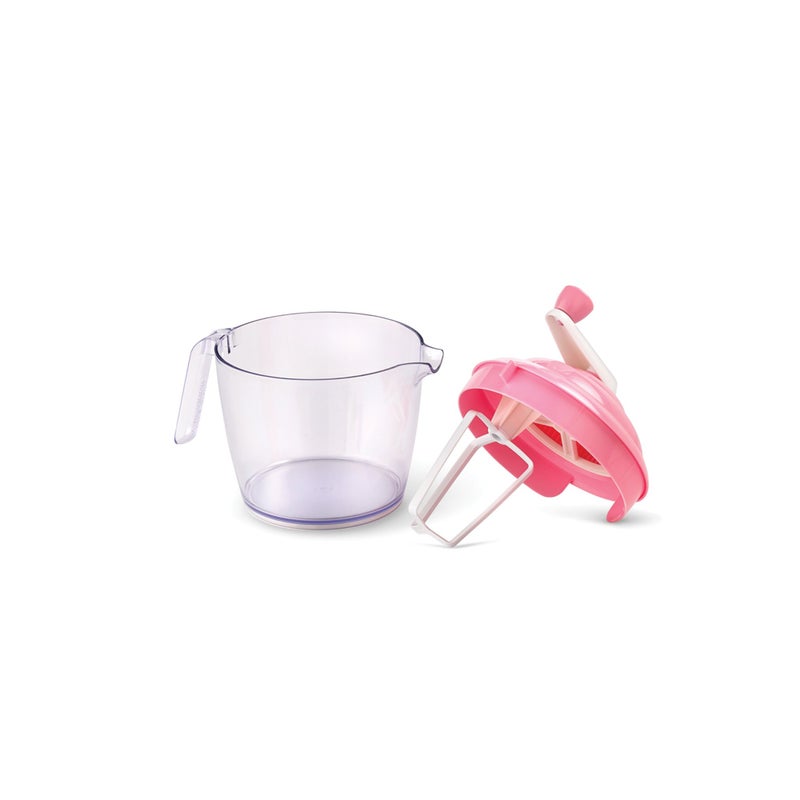 Bakelicious Bakelicious Cupcaker Batter Bowl And Mixer Pink 