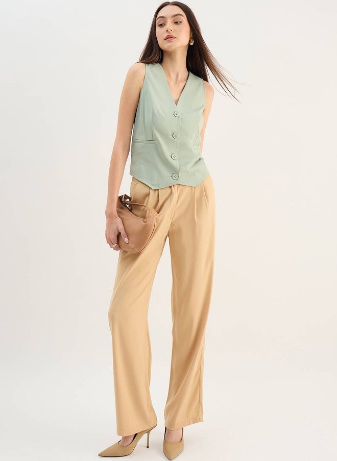 SALT ATTIRE V-Neck Formal Waistcoat - Image 1