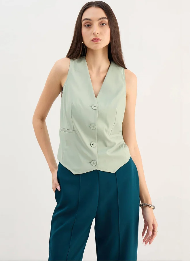 سولت اتاير SALT ATTIRE V-Neck Formal Waistcoat