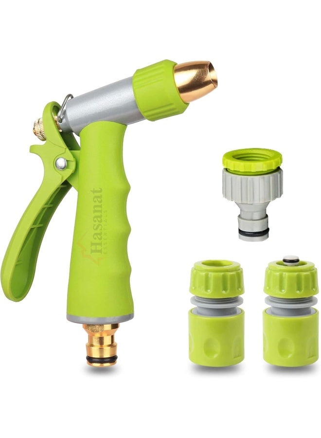 HASANAT ESSENTIALS Hasanat Essentials Garden Watering Kit â€“ Spray Kit for 1/2 Inch Hose | Quick Coupling Set with Tap Connector, Spray Nozzle & Hose Quick Connectors  - Image 1