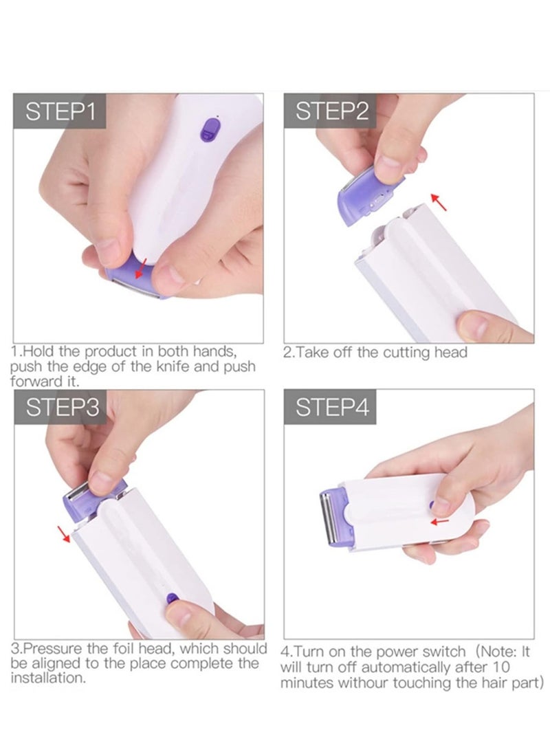 ELTRAZONE Electric Epilator for Women - Waterproof Face & Body Hair Removal - US 110-240V - Perfect for Home and Travel - Find More in Our Hair Removal Collection - Image 4