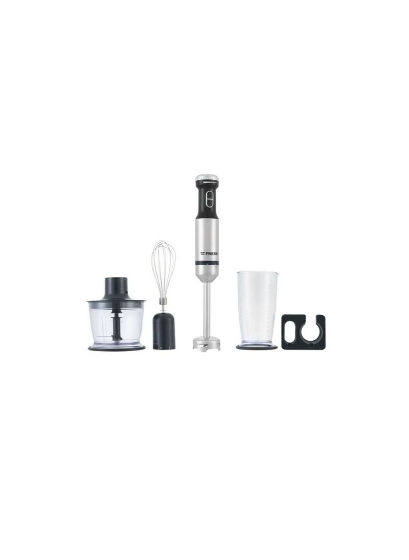 Fresh Fresh Hand Blender with Attachments, 800 Watt, Black \ Silver - HP800FO 