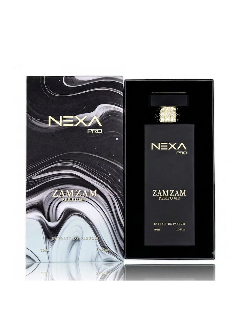 عطر زمزم ZAMZAM PERFUME Buy 1 Get 1 Free (Nexa Pro & Excellence) – Long Lasting Luxury Fragrance for Men & Women | Premium Eau de Parfum | Fresh, Woody & Elegant Scent & ZAMZAM PERFUME EXCELLENCE 80ml Unisex Eau de Parfum | Long-Lasting Luxury Fragrance with Ambroxan, Bergamot, Orris Root, Jasmine, Ambergris, Patchouli & Musk | Sophisticated Fresh Floral Woody Scent Bundle - Image 2