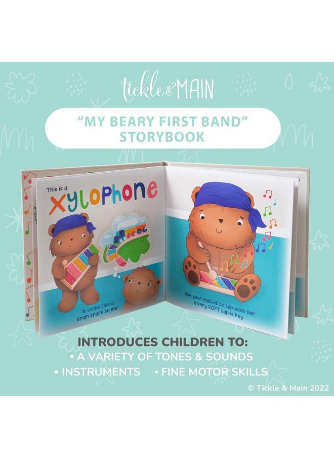 Tickle & Main Tickle & Main My Beary First Band Musical Instruments Gift Set, Includes Storybook and Wooden Percussion Toys for Toddler Girls and Boys  - Image 5