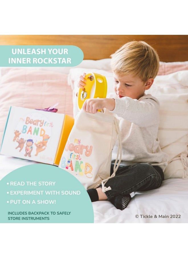 Tickle & Main Tickle & Main My Beary First Band Musical Instruments Gift Set, Includes Storybook and Wooden Percussion Toys for Toddler Girls and Boys  - Image 4