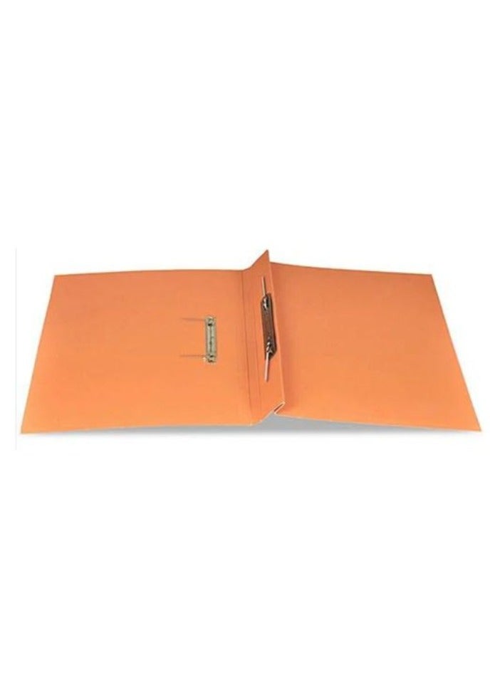 Spring File Folder for A4 Documents Filing - 30 Pcs Pack ORANGE Colour - Image 1