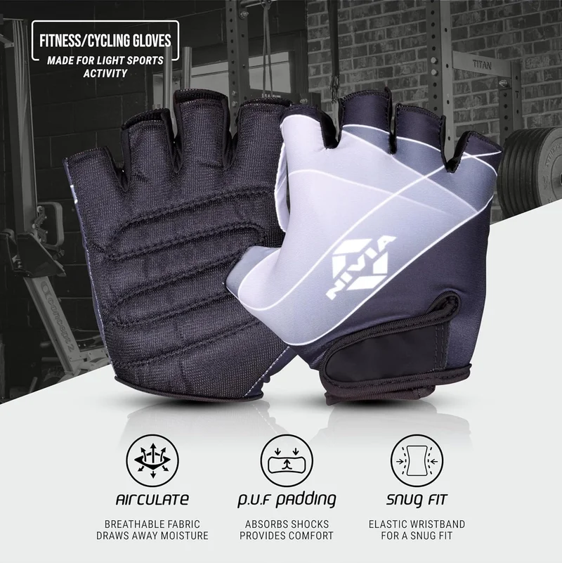 Nivia Nivia Crystal Gym Gloves - Multicolor