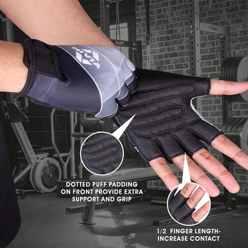 Nivia  Nivia Crystal Gym Gloves - Multicolor  | Best Price UAE