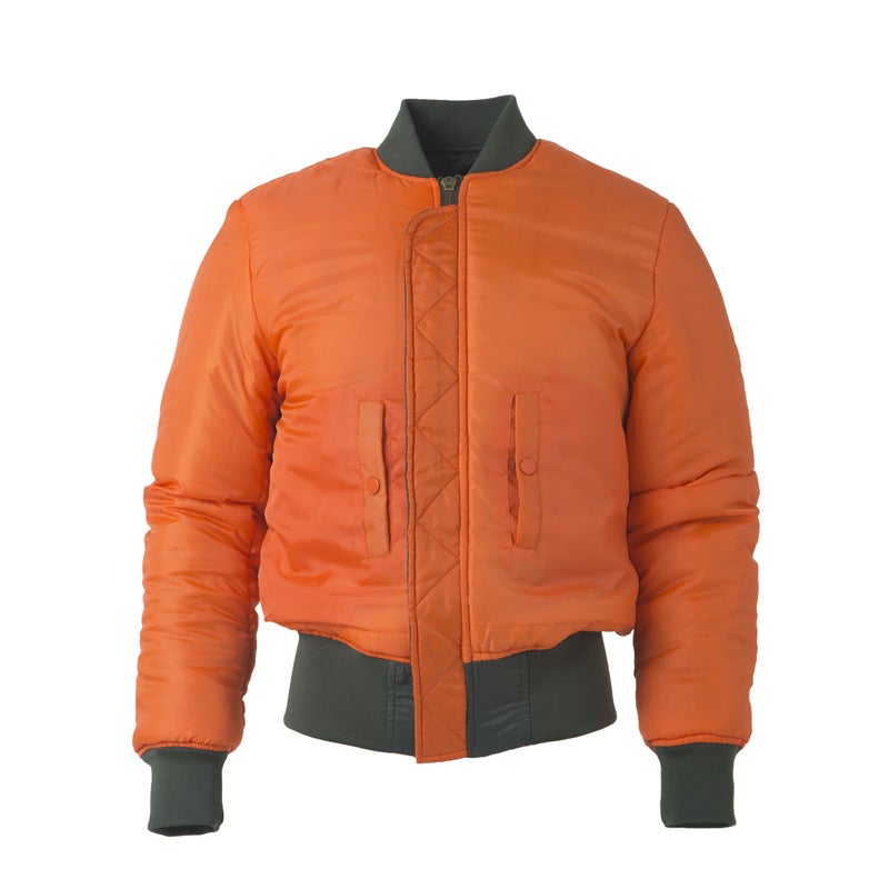 Double-Sided BF Loose Short Couple Vintage Air Force Bomber Jacket ma1 Baseball Suit ins Men's Jacket - Image 4