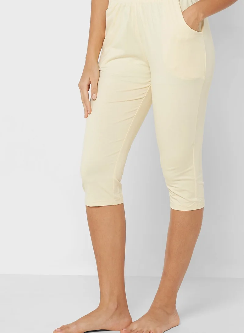 Sweet Dreams Round Neck Graphic T-Shirt & Pyjama Set