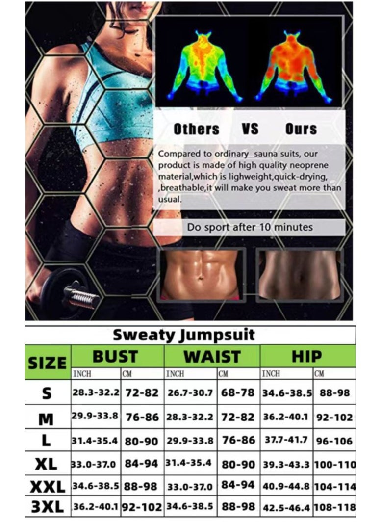Generic Women Sauna Suit Sweat Shirt Slimming Vest Hot Top Jumpsuit Shapewear  - Image 2