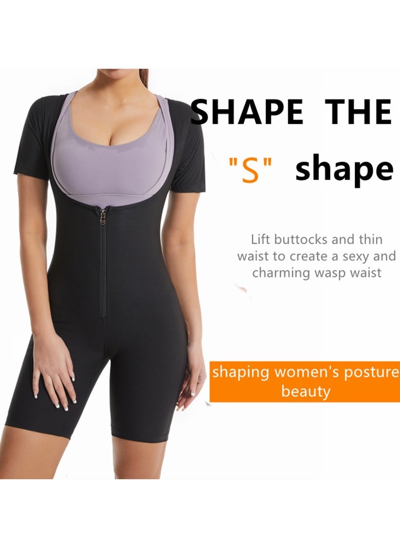 Generic Women Sauna Suit Sweat Shirt Slimming Vest Hot Top Jumpsuit Shapewear  - Image 5