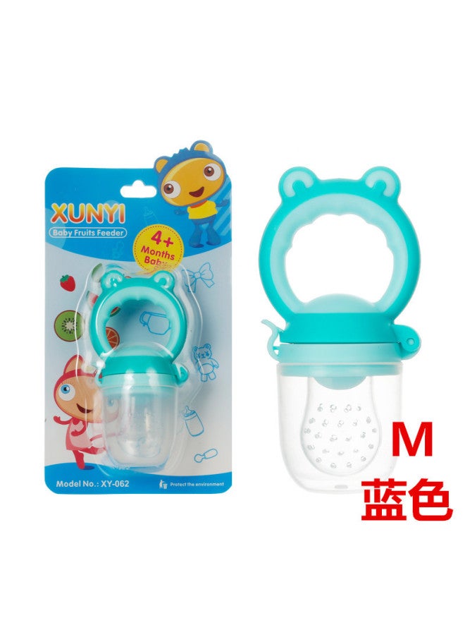 Frog Head Bite Fruit And Vegetable Happy Food Fruit Bite Bag Baby Baby Fruit Food Supplemental Card Pack