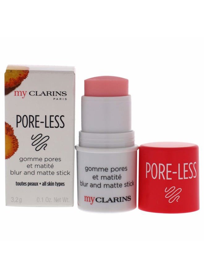 CLARINS My PORE-LESS Blur and Matte Stick | Blurs The Appearance of Pores and Imperfections | Oil-Absorbing | Mattifies and Reduces Shine | Use On-The-Go For Touch-Ups | Vegan | Paraben-Free | 0.1 Oz - Image 1