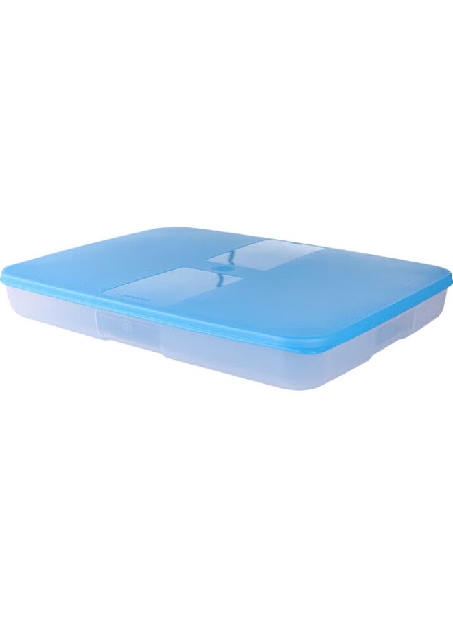 Tupperware حاوية تخزين الطعام من تابروير للثلاجة والفريزر، 1.3 لتر، درجة غذائية، للحوم، الزلابية، التانغيوان، عبوة فردية - Image 1