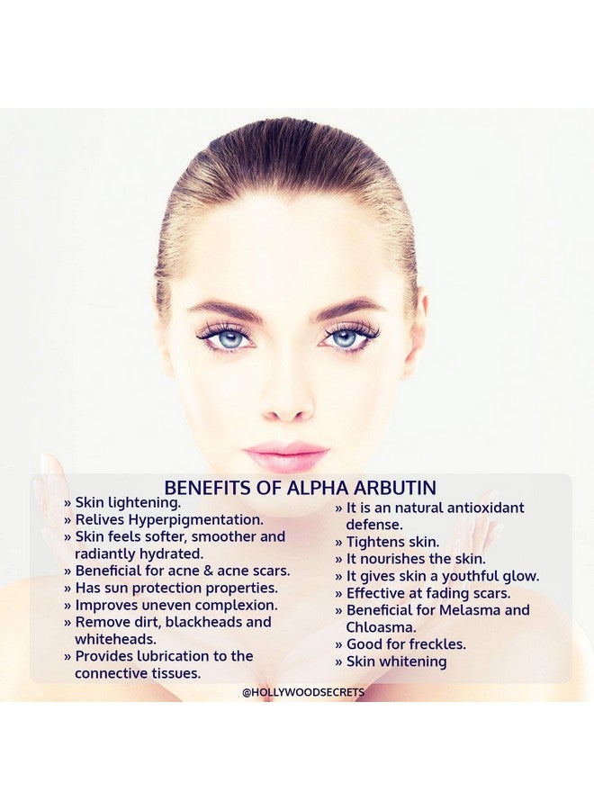 هوليوود سيكريتس بودرة ألفا أربوتين لتفتيح البشرة 50 جرام - Image 5