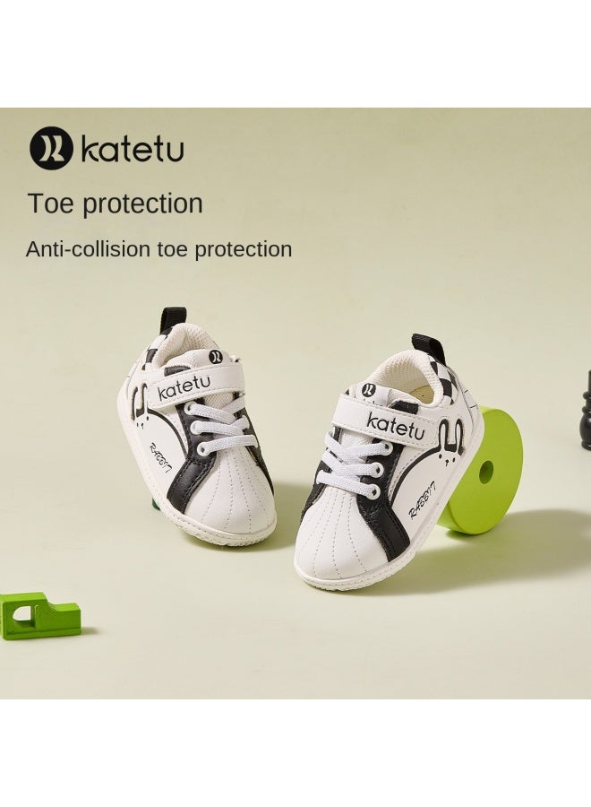 Boys And Girls Back-to-school Season Student Shoes, Athletic Sneakers, Comfortable Casual Shoes, Kindergarten White Sneakers, Baby Infant Shoes - Image 4