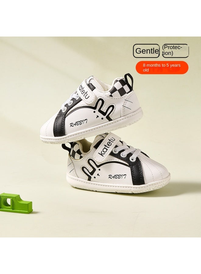 Boys And Girls Back-to-school Season Student Shoes, Athletic Sneakers, Comfortable Casual Shoes, Kindergarten White Sneakers, Baby Infant Shoes - Image 2