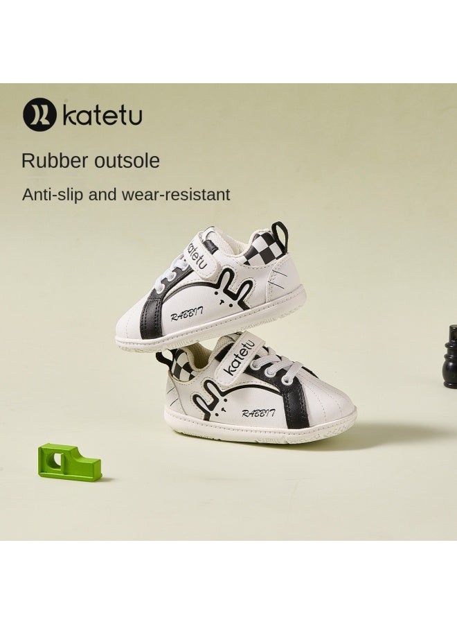 Boys And Girls Back-to-school Season Student Shoes, Athletic Sneakers, Comfortable Casual Shoes, Kindergarten White Sneakers, Baby Infant Shoes - Image 5