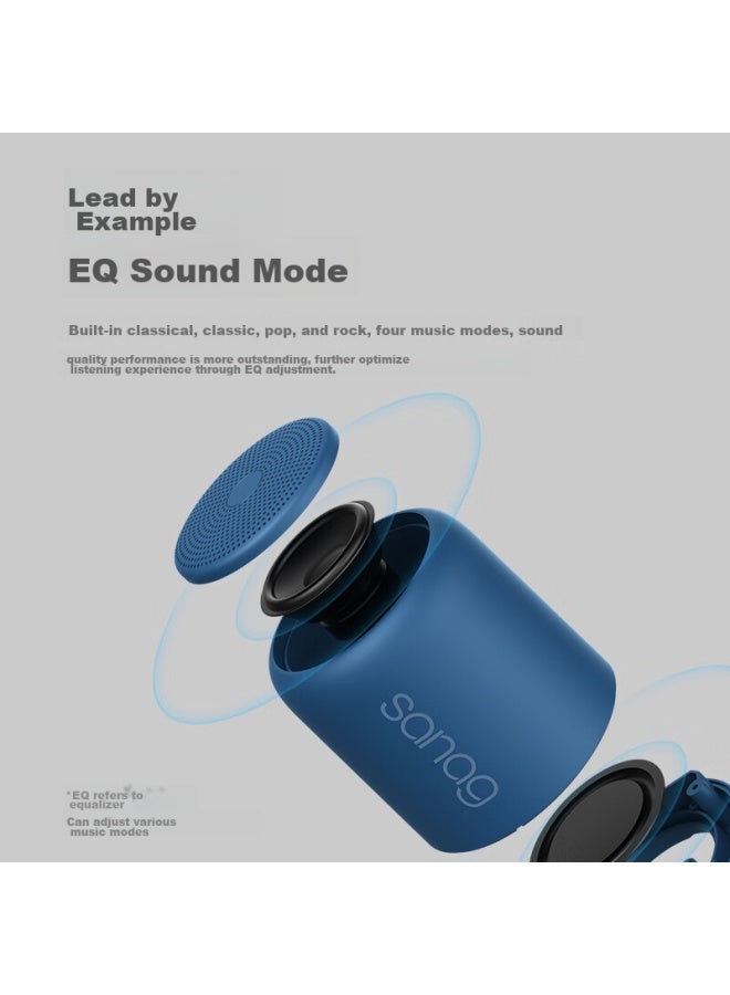 sanag X6s Bluetooth Speaker, Subwoofer, Desktop Mini Speaker, High Volume, Portable, Tf Card/usb Audio Cable Compatible, For Music, Outdoor Use, Payment Collection, Audio Player, Gift - Image 4