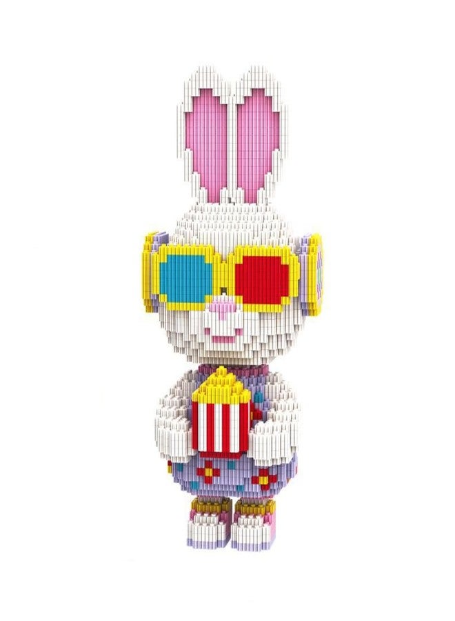 HONLANCH Animal Movie Fans Rabbit Micro Building Blocks Set（2000PCS 28cm High Series） Gift for Adults and Kids - Image 1