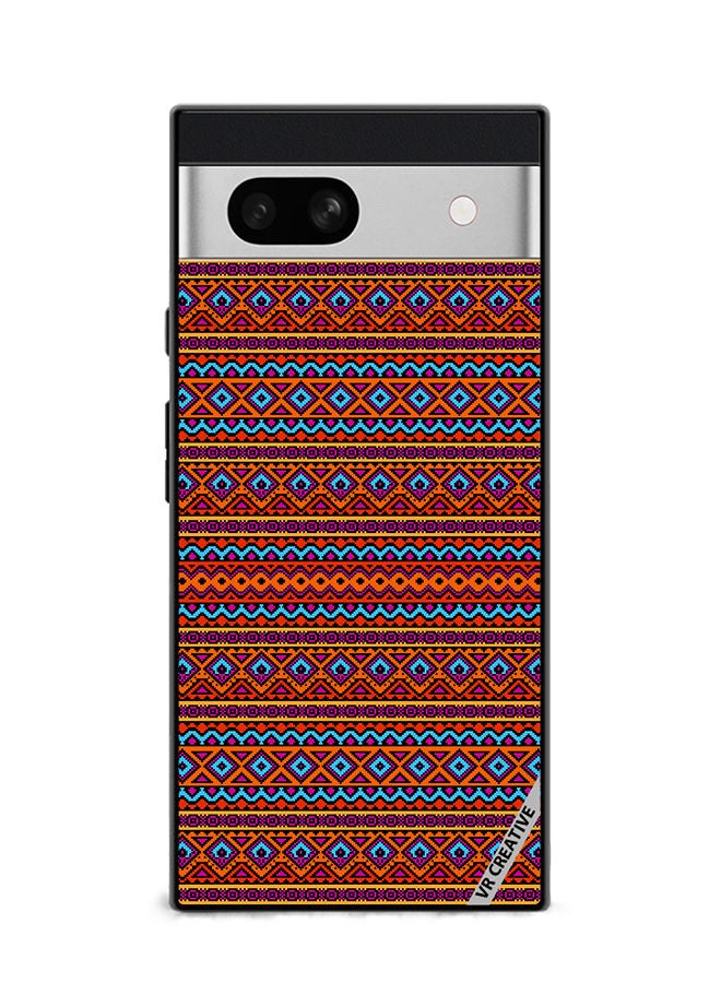 VR CREATIVE Protective Case Cover For Google Pixel 7a Texture Design Multicolour - Image 1