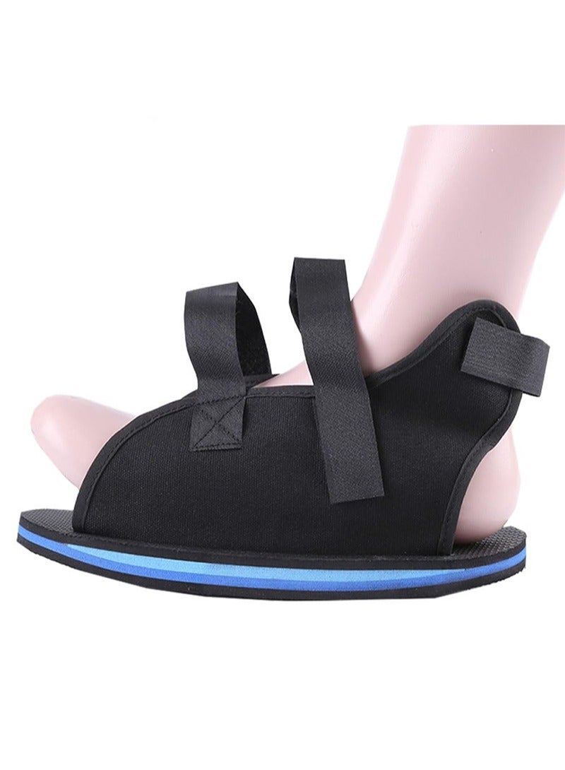 Aikanbo Adjustable Post-op Shoe Medical Boot with Velcro Easy to Wear Orthopedic Shoe for Post-surgery Broken Foot or Toe Stress Fractures Bunions or Hammer Toe for Left or Right Foot - Image 1