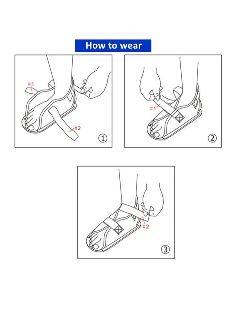 Aikanbo Adjustable Post-op Shoe Medical Boot with Velcro Easy to Wear Orthopedic Shoe for Post-surgery Broken Foot or Toe Stress Fractures Bunions or Hammer Toe for Left or Right Foot - Image 5