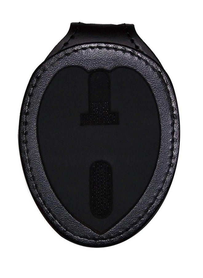 Perfect Fit Shield Wallets - Perfect Fit Belt Clip Badge Holder With Pocket And Chain For Phoenix Detective (Cutout Dk396) - Image 1