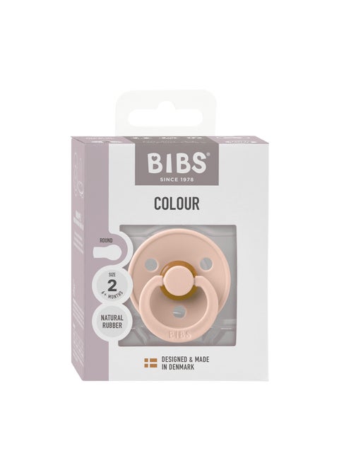 Pacifier Colour 1 PACK Latex Size 2 Blush