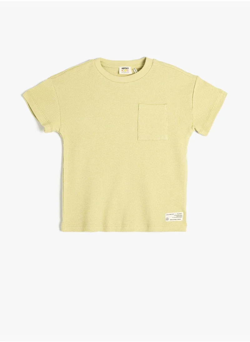 KOTON Basic T-Shirt Short Sleeve Crew Neck Cotton