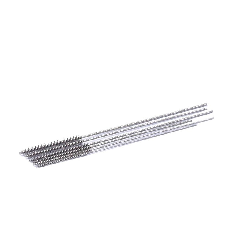 Wire Tube Brushes DIY Drill Brushes φ1.5-6mm Stainless Steel Wire Tube Brush for ID Deburring Polishing Cleaning Dirt Removing(OD5mm Continuous End) - Image 3