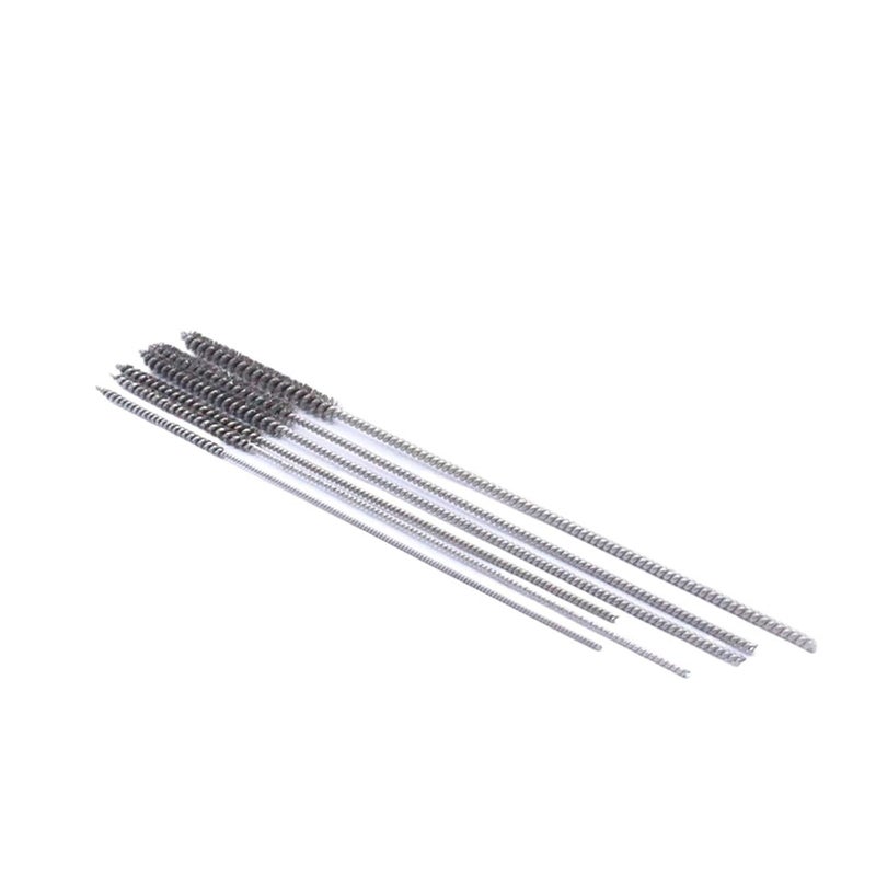 Wire Tube Brushes DIY Drill Brushes φ1.5-6mm Stainless Steel Wire Tube Brush for ID Deburring Polishing Cleaning Dirt Removing(OD5mm Continuous End) - Image 5