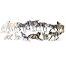 THINKBAY 14PCS Wolf Toy Animal Figurines Realistic Plastic Zoo Safari Animal Toys for Toddlers 3 4 5 6 7 Forest Wolf Animals Figures Educational Toy Cake Toppers Birthday Gift for Kids Boys Girls - Image 2