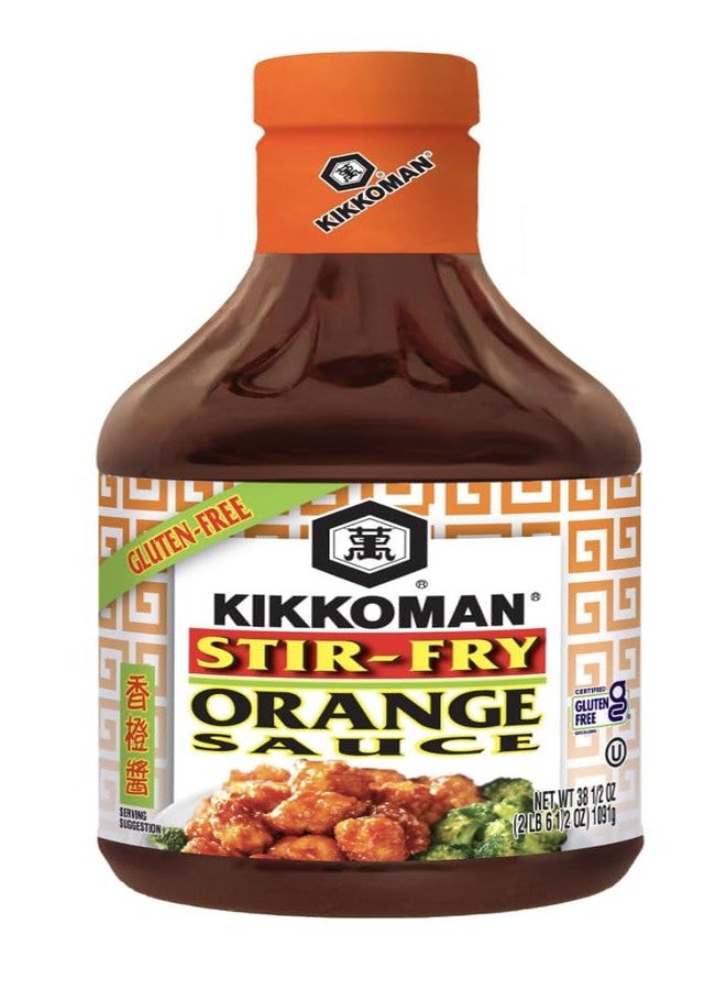 Kikkoman Gluten-Free Orange Sauce 38.5 oz | Gluten-Free Sweet & Tangy Stir-Fry Sauce with Real Orange Juice | Ideal for Chicken, Veggies & Asian-Inspired Dishes - Image 1