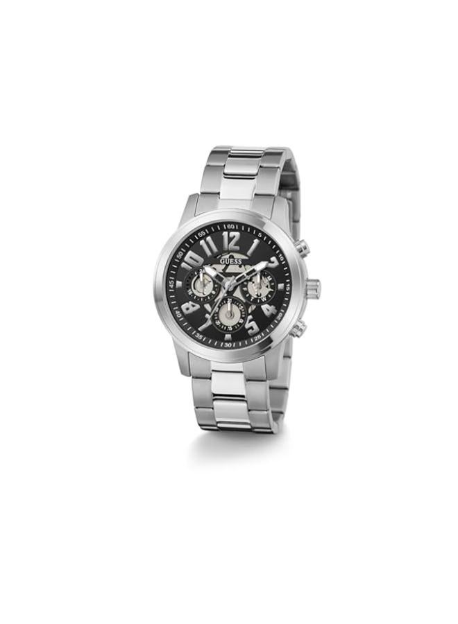 GUESS PARKER Stainless Steel 44 mm Analog Watch - Image 4