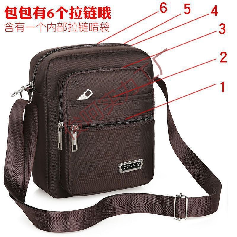 New Shoulder Bag, Travel Crossbody Bag, Men'S Canvas Bag, Men'S Large Capacity Shoulder Bag, Canvas Handbag, Leather Goods - Image 4