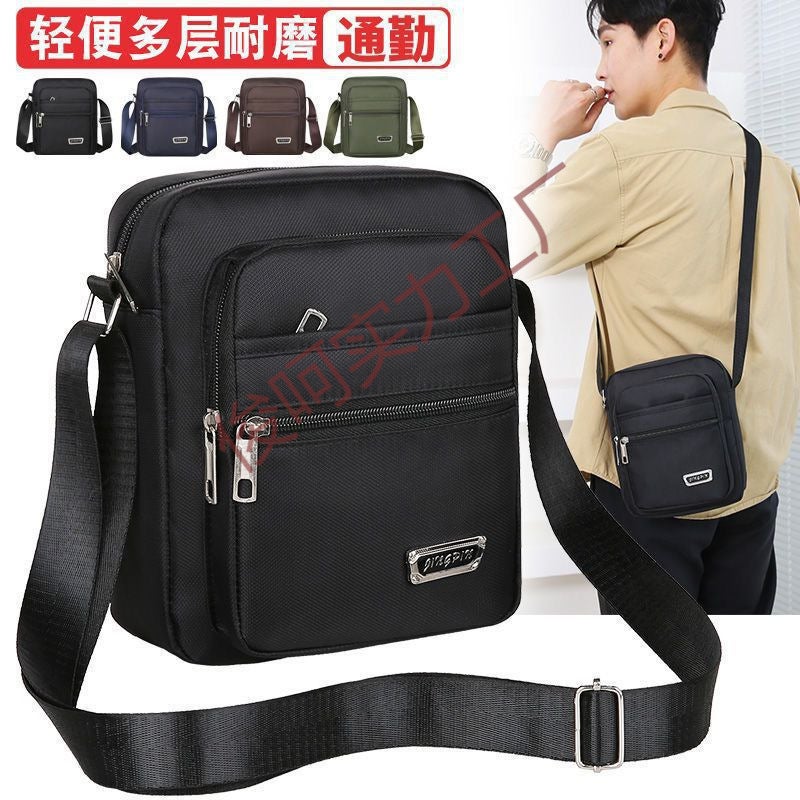 New Shoulder Bag, Travel Crossbody Bag, Men'S Canvas Bag, Men'S Large Capacity Shoulder Bag, Canvas Handbag, Leather Goods - Image 5
