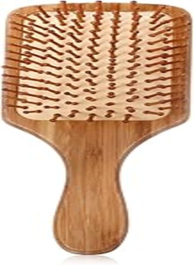 JewelryWe Anti-static Natural Bamboo Large Panel Massage Comb Air Cushion Health Hair Care Massage Brush